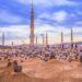 Suasana Pemakaman Baqi', di Madinah