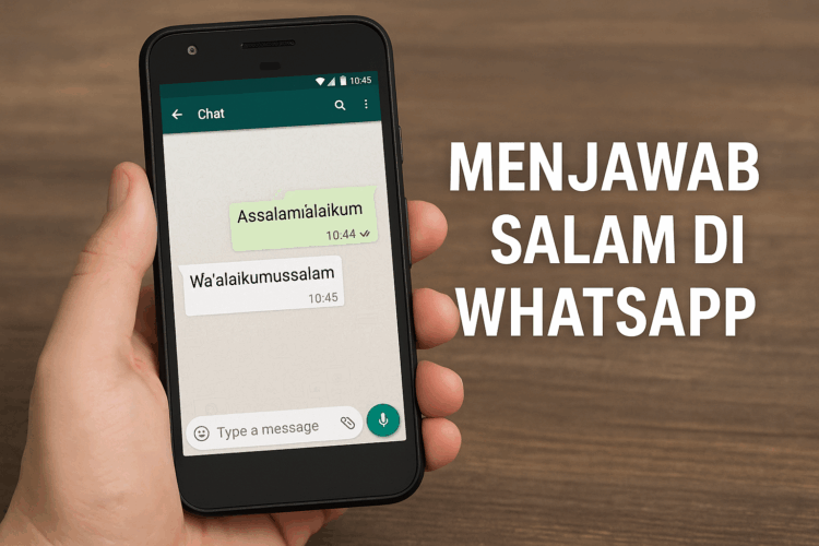 Menjawab salam WA